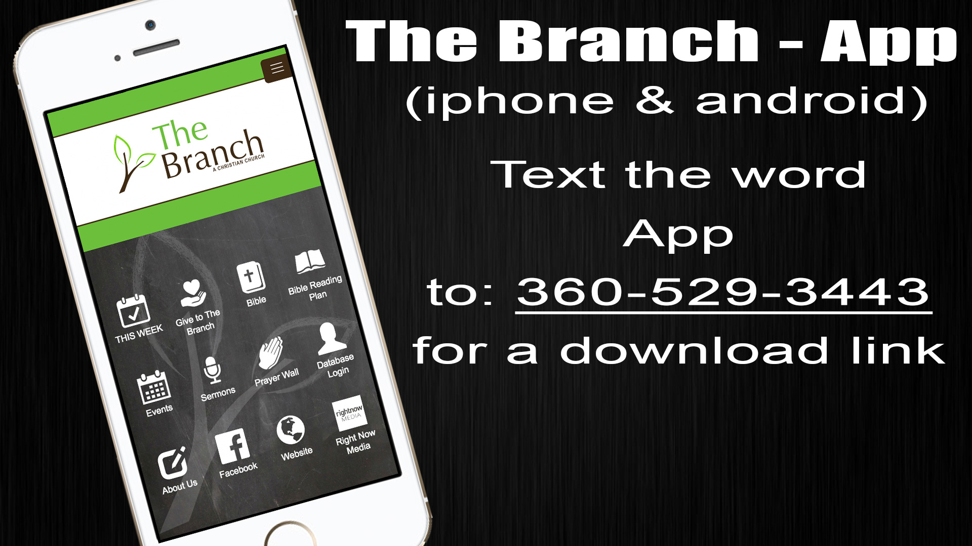The Branch Mobile App The Branch Christian Church